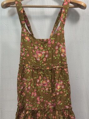 NWT Women’s Matilda Jane "On A Whim" Flutter Top in a brown floral print Sz Smal